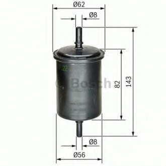 Фильтр топливный Логан (штуцер) (0450902161) BOSCH