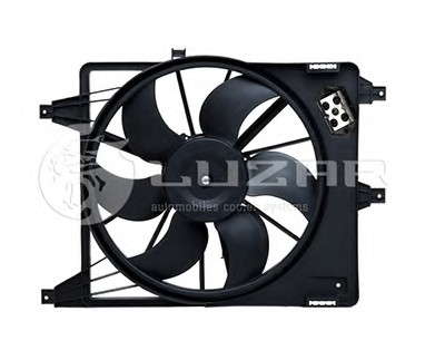 Вентилятор охлаждения радиатора (-08) 1, 4, 1, 6 с конд (LFc 0969) Luzar