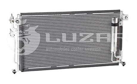 Радиатор кондиционера с ресивером (LRAC 1100) Luzar