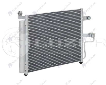 Радиатор кондиционера МT с ресивером (LRAC HUAc99160) Luzar