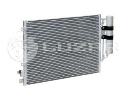 Радиатор кондиционера (04-) с ресивером (LRAC ReLo04360) Luzar