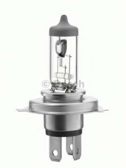 Лампа фарная А 12-60+55 ВАЗ H4 ближн. , дальн. свет  стандарт (пр-во Bosch) BOSCH - 1 987 302 041