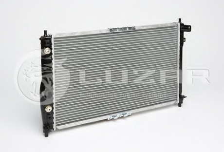 Радиатор охлаждения Ланос автомат (до 2000г) (алюм-паяный) (LRc CHLs02260) ЛУЗАР (Luzar)