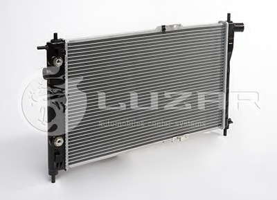 Радиатор охлаждения Нексия автомат (алюм-паяный) (LRC DWNx94370) ЛУЗАР (Luzar)