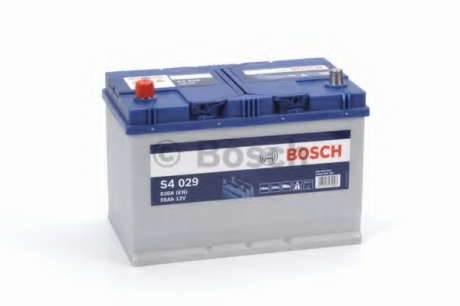 Аккумулятор   95Ah-12v BOSCH (S4029) (306x173x225), L, EN830(Азия) Bosch - 0092S40290