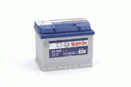 Аккумулятор   60Ah-12v BOSCH (S4006) (242x175x190), L, EN540 Bosch - 0092S40060