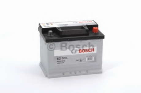 Аккумулятор   56Ah-12v BOSCH (S3005) (242x175x190), R, EN480 Bosch - 0092S30050