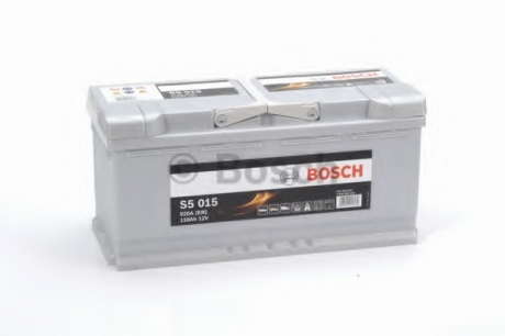 Аккумулятор  110Ah-12v BOSCH (S5015) (393x175x190), R, EN920 Bosch - 0092S50150