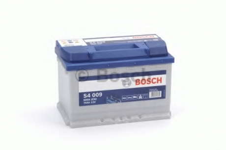 Аккумулятор  74Ah-12v BOSCH (S4009) (278x175x190), L, EN680 Bosch - 0092S40090