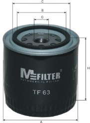 Фильтр масляный CITROEN AX, BX, C15 (пр-во M-filter) M-Filter - TF63 (MFILTER)