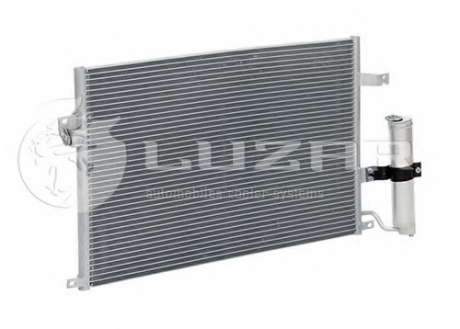 Радиатор кондиционера Лачетти с ресивером (LRAC 0578) ЛУЗАР (Luzar)