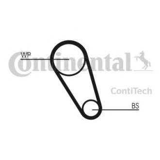 Ремень зубчатый ГРМ (Пр-во ContiTech) Contitech - CT1143