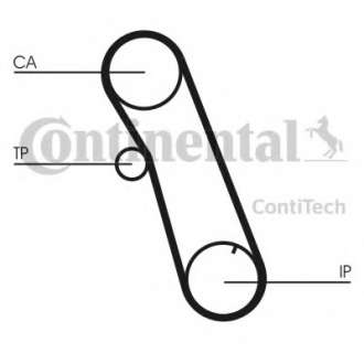 Ремень зубчатый ГРМ (Пр-во ContiTech) Contitech - CT616