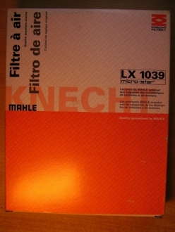 Фильтр воздушный (пр-во Knecht-Mahle) KNECHT - LX1039