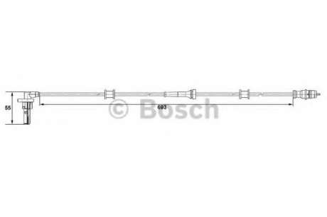 Датчик частоты вращения (пр-во Bosch) BOSCH - 0 265 007 534