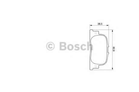 Торм колодки дисковые (пр-во Bosch) BOSCH - 0 986 424 730