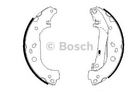 Тормозные колодки (пр-во Bosch) BOSCH - 0 986 487 667