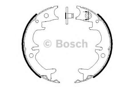 Тормозные колодки (пр-во Bosch) BOSCH - 0 986 487 680