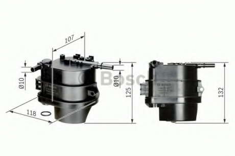 Фильтр топливный (пр-во Bosch) BOSCH - 0450907007