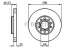 Тормозной диск (пр-во Bosch) BOSCH - 0 986 479 157 - 0 986 479 157 (Фото 6)