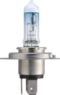 Лампа накаливания H4 WhiteVision 12V, 60, 55W, P43t-38 (+60) (4300K)  2шт. (пр-во Philips) Philips - 12342WHVSM (PHILIPS)