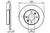Тормозной диск (пр-во Bosch) BOSCH - 0 986 478 105 - 0 986 478 105 (Фото 6)