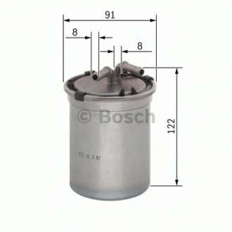 Фильтр топливный диз. H=122mm DB 4, 0 CDI BOSCH 0 450 906 464 - 0450906464