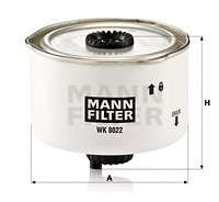 Фильтр топливный MANN WK 8022 = WK 8022X - WK 8022 X (MANN-FILTER)