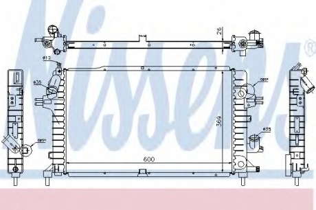 Радиатор системы охлаждения NS_K 63029A (Nissens)