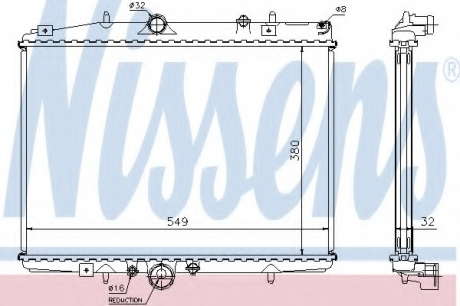 Радиатор системы охлаждения NS_K 61292A (Nissens)