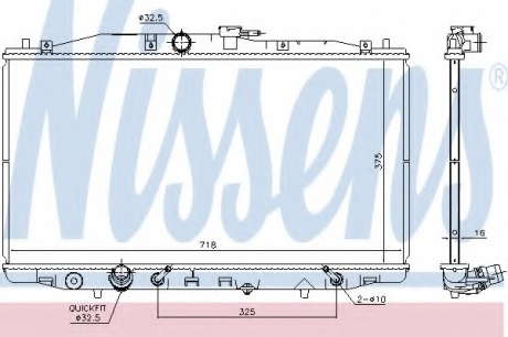 Радиатор системы охлаждения NS_K 68152 (Nissens)