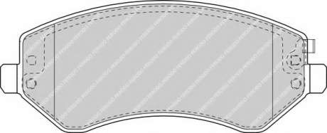 Тормозные колодки дисковые FE FDB1576 (Ferodo)