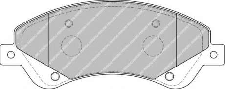 Тормозные колодки дисковые FE FVR1929 (Ferodo)