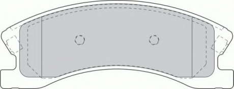 Тормозные колодки дисковые FE FDB1659 (Ferodo)