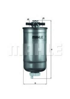 Фильтр топливный VW - LT MH KL147D - KL 147D (MAHLE)