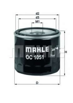 Фильтр масляный MH OC1051 = OC244 - OC 1051 (MAHLE)