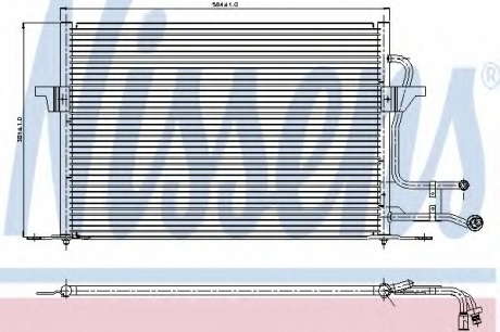 Радиатор кондиционера NS_K 94189 (Nissens)