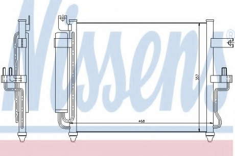 Радиатор кондиционера NS_K 94452 (Nissens)