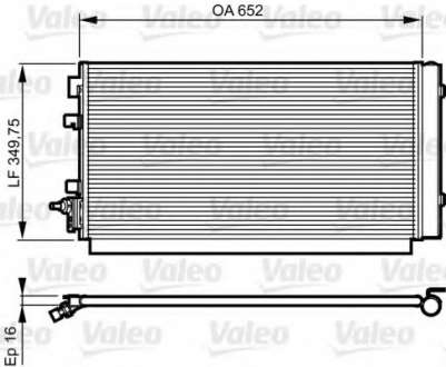 Радиатор кондиционера VL 814187 (Valeo)