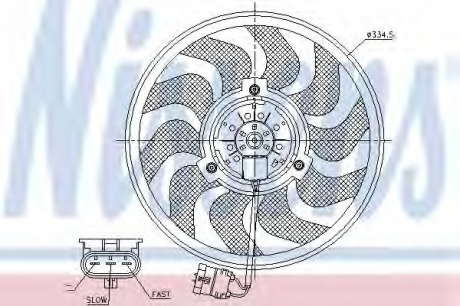 Вентилятор радиатора NS_K 85755 (Nissens)