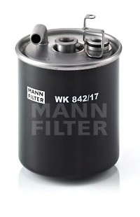 Фильтр топливный MANN WK 842, 17 - WK 842/17 (MANN-FILTER)