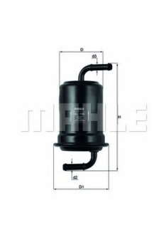 Фильтр топливный Mazda MH KL159 - KL 159 (MAHLE)