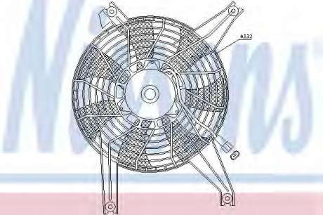 Вентилятор радиатора NS 85383 (Nissens)