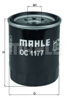 Фильтр масляный MH OC1177 - OC 1177 (MAHLE)