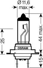 Автолампа Osram (H7 12V 55W) Osram - 64210NBU