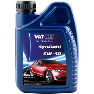 Масло моторное VATOIL SynGold 5W-40 1L (ACEA A3, B4, C3, VW 502. 00, 505. 00, 505. 01, MB 229. 51, BMW LL-04 VATOIL - 50010