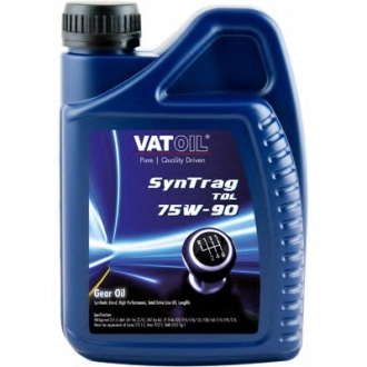 VatOil SynTrag TDL 75W90 1L (API GL4, 5, MAN 3343 Type S, 341, Scania STO 1:0, Volvo 973312, DAF) VATOIL - 50165