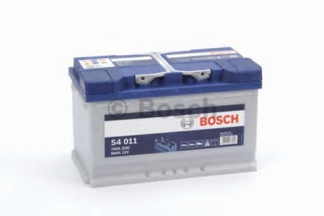 Аккумулятор Bosch S4 Silver 80Ah, EN 740 левый "+" 315x175x175 (ДхШхВ) BOSCH - 0 092 S40 110