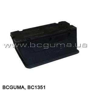 Подушка передней рессоры под пластик верхняя широкая BC GUMA - 1351 (BC Guma)