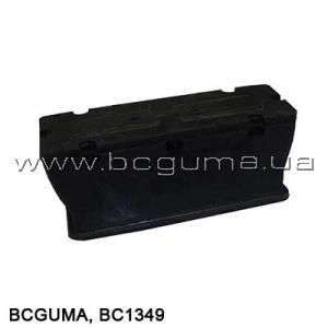 Подушка передней рессоры под пластик нижняя левая BC GUMA - 1349 (BC Guma)